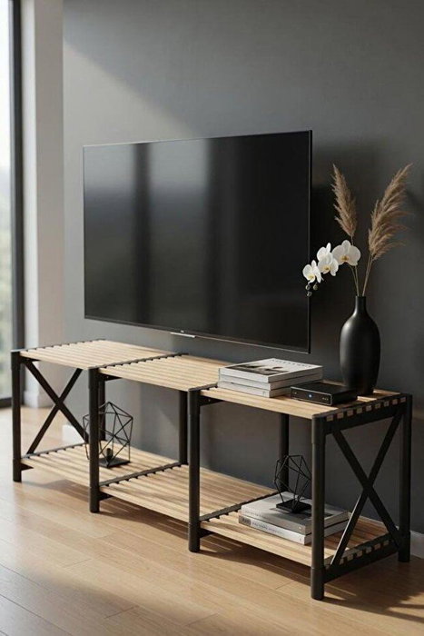Hanah Home Soporte para TV Negro Hanah Home Soporte para TV Negro